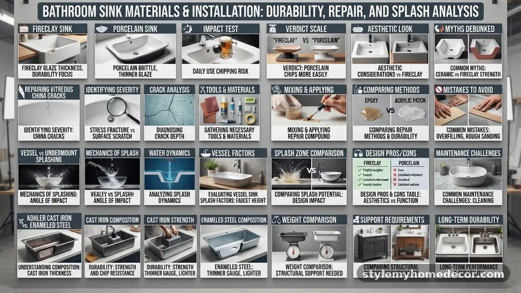 Comparing Structural Support Requirements - Kohler Cast Iron vs Enameled Steel Sinks: Weight and Durability Guide