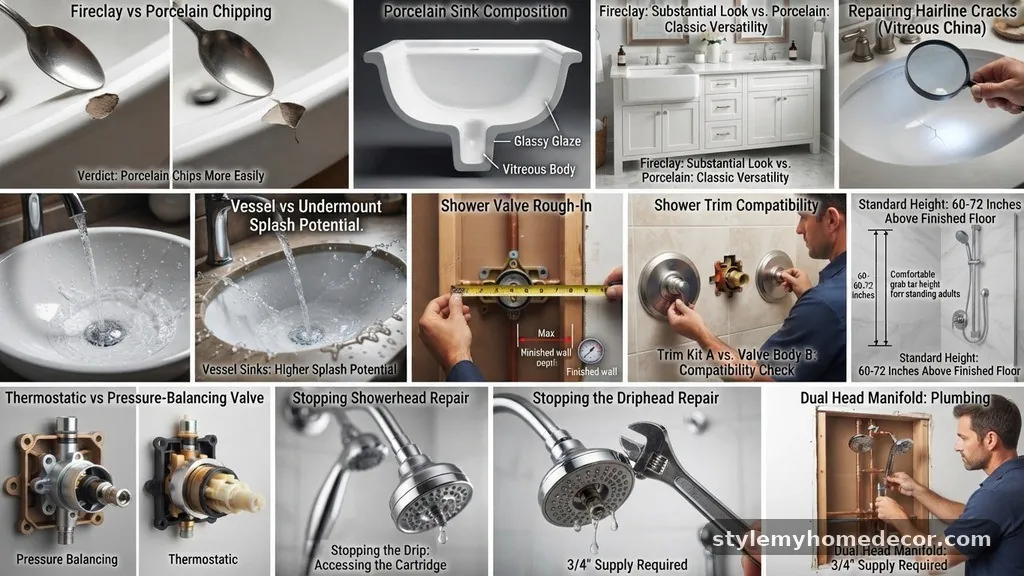 Dual Showerhead Plumbing Requirements: Water Pressure & Pipe Size