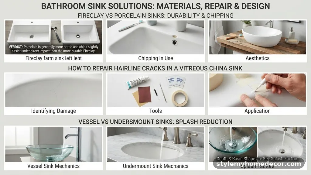 Evaluating Vessel Sink Splash Factors - Vessel Sinks vs Undermount Sinks: Which Splashes Less Water?