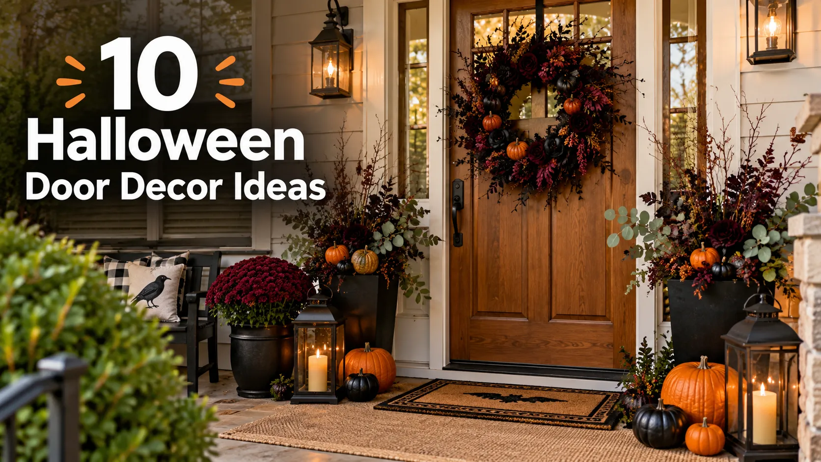 10 Halloween Door Decor Ideas