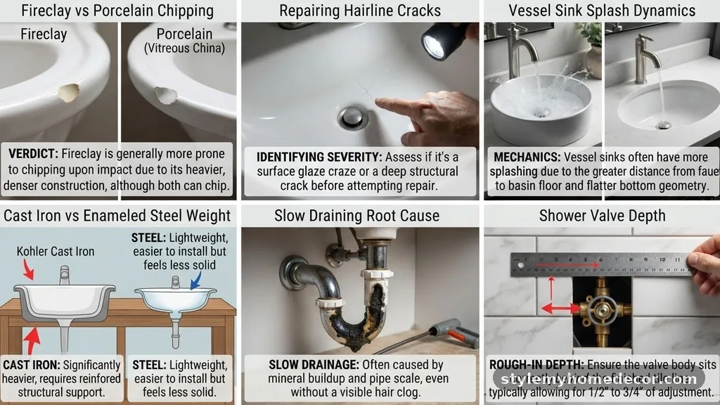 How Far Should a Shower Valve Stick Out from the Finished Tile?