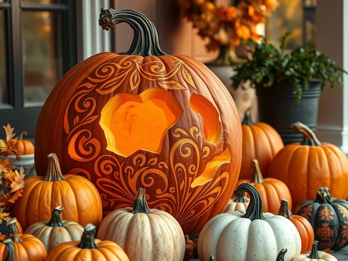 Alternative Display Ideas - Pumpkin carving