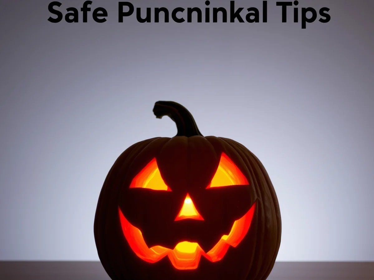 Safe Pumpkin Carving Tips - Pumpkin carving