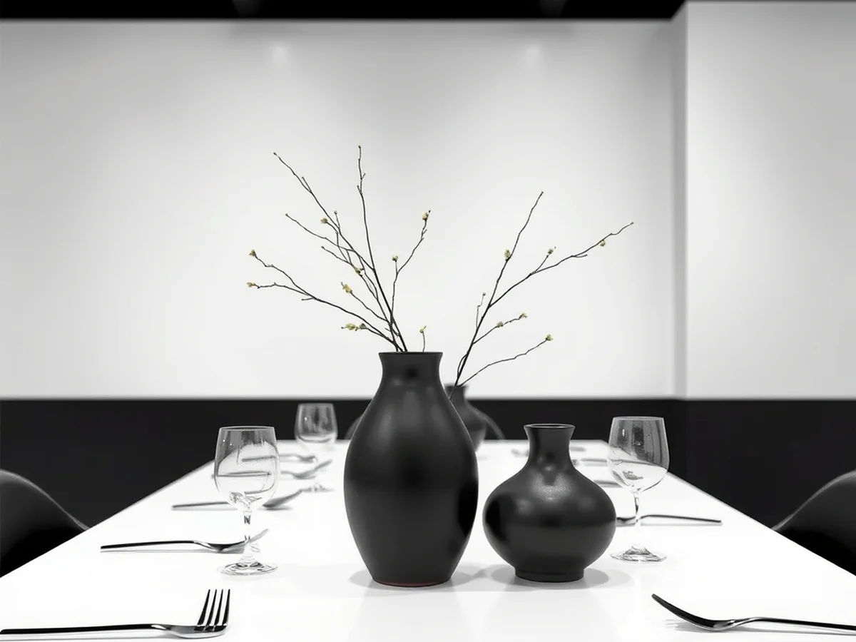 Modern Minimalist Tablescapes - Thanksgiving centerpiece ideas