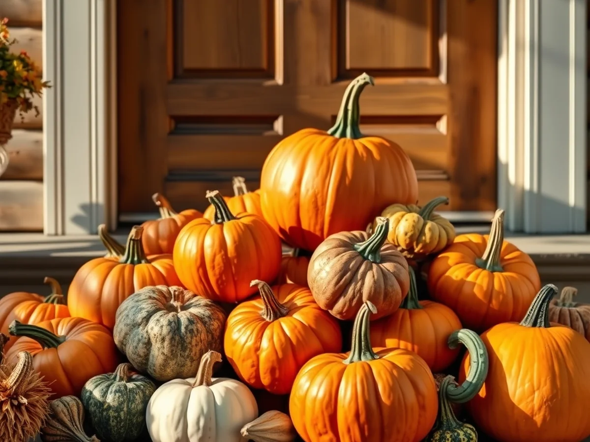 Outdoor Thanksgiving Porch Decor - Thanksgiving decor ideas