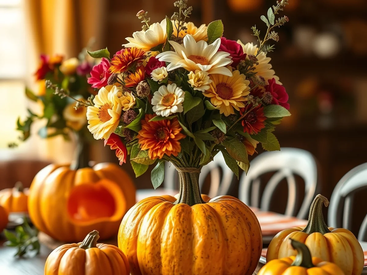 Easy DIY Thanksgiving Table Touches - Thanksgiving tablescape ideas
