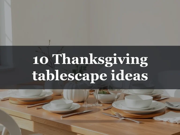10 Thanksgiving tablescape ideas - Thanksgiving tablescape ideas