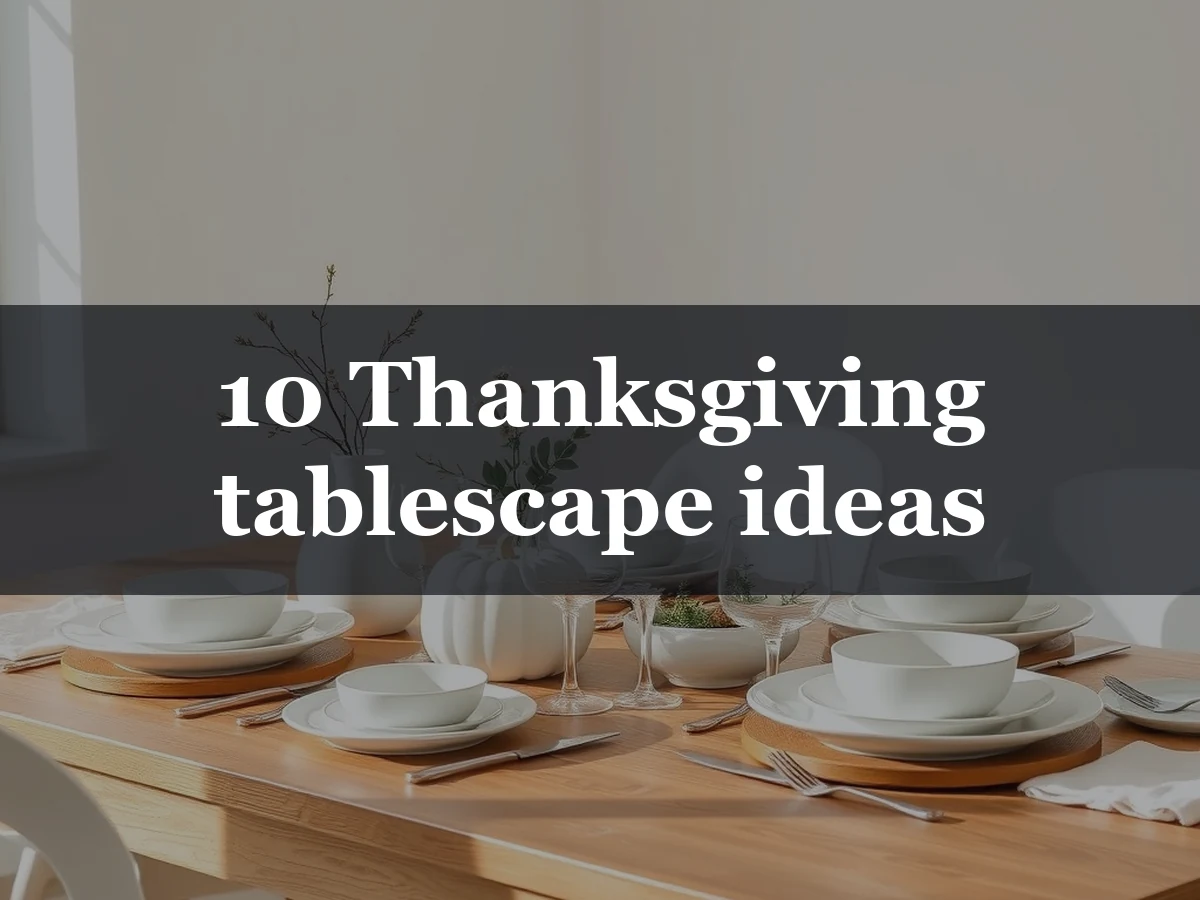 10 Thanksgiving tablescape ideas - Thanksgiving tablescape ideas