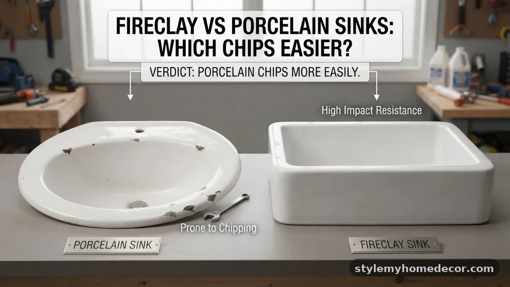 The Impact of Daily Use on Chipping - Fireclay vs Porcelain Bathroom Sinks: Which Chips Easier?