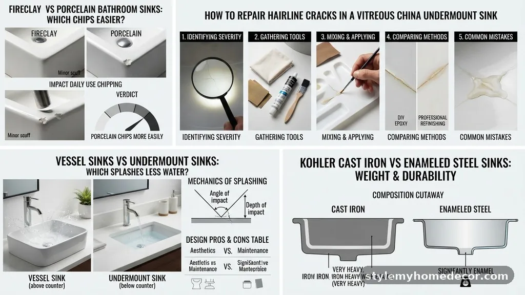 Understanding the Composition of Cast Iron - Kohler Cast Iron vs Enameled Steel Sinks: Weight and Durability Guide